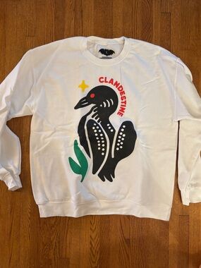 Clandestine Loon Bird Sweater